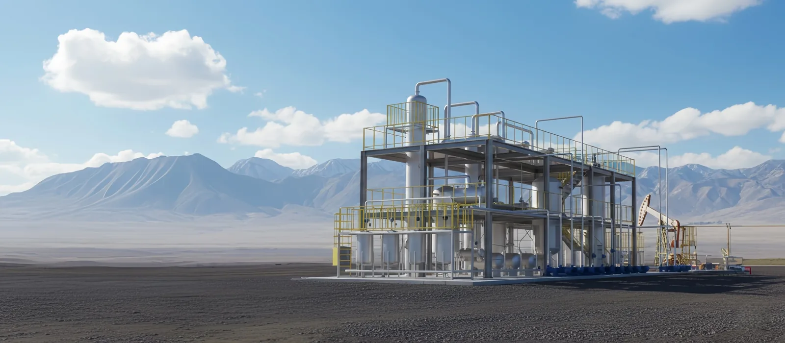 VBOLT oil recycling equipment installation and project engineering