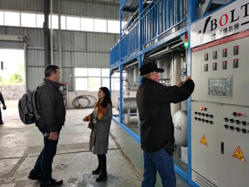 VBOLT customer visit and equipment inspection