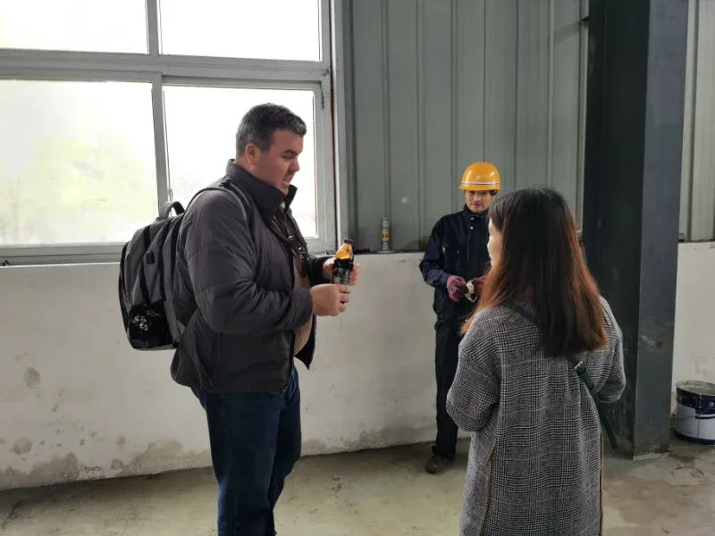 VBOLT customer visit and equipment inspection