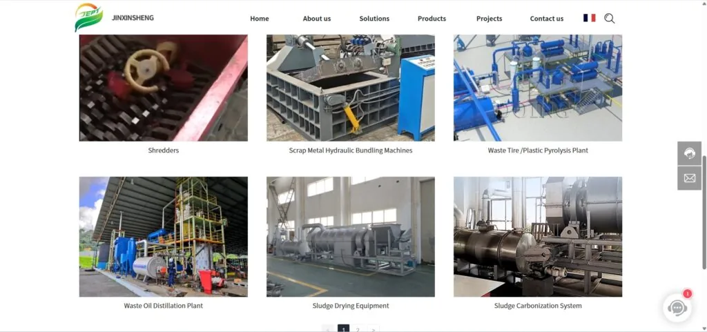 Shandong Jinxinsheng Machinery waste oil recycling equipment manufacturer website