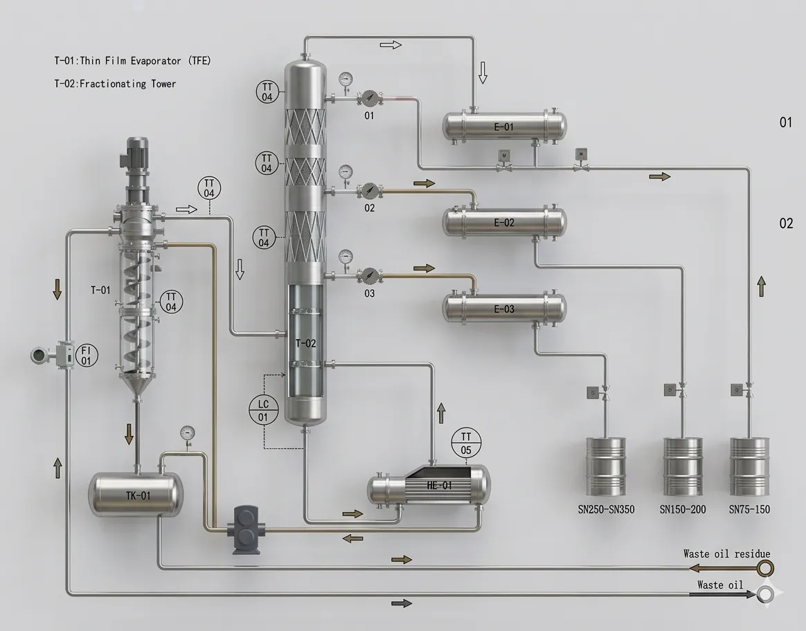 Fractionation system for controlled boiling-range products