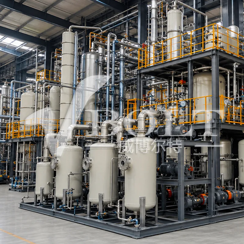 Continuous waste oil recycling machine