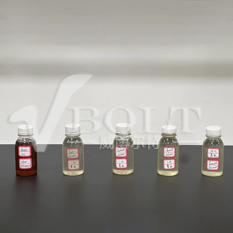 Counter-current solvent extraction process equipment