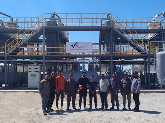 Reference waste engine oil distillation equipment configuration