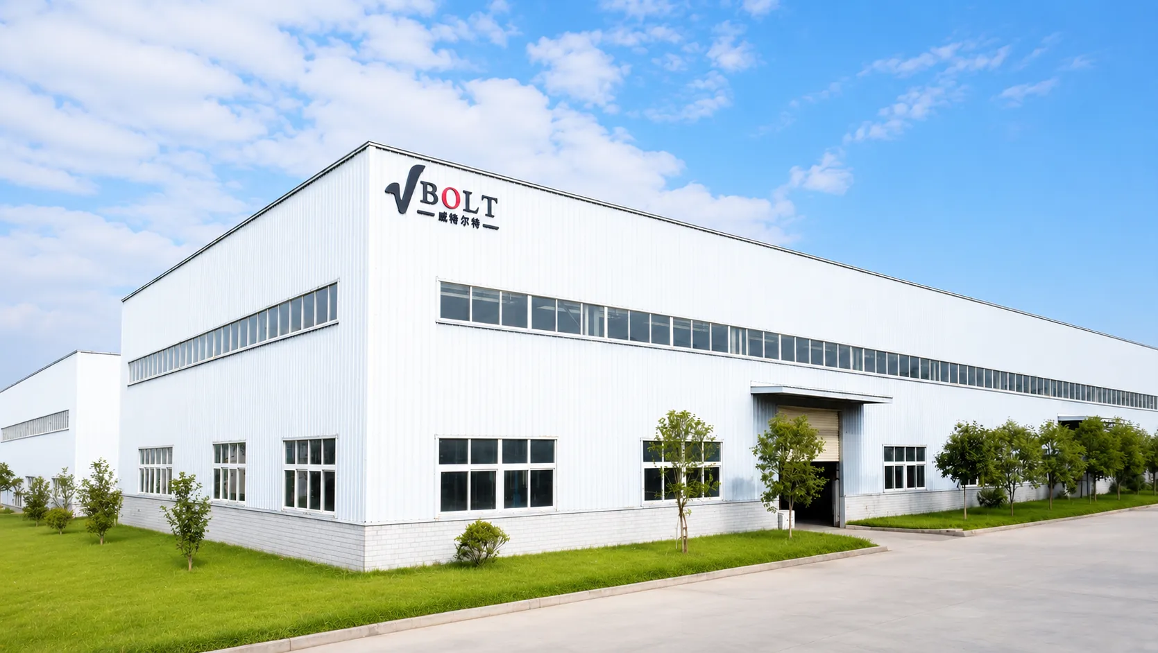 VBOLT manufacturing base where waste oil recycling equipment is fabricated and inspected