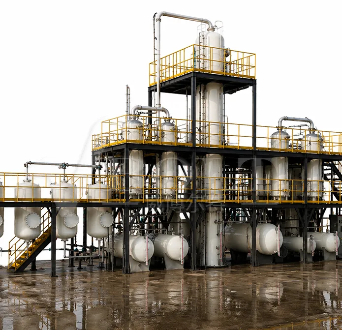 Waste oil to diesel machine