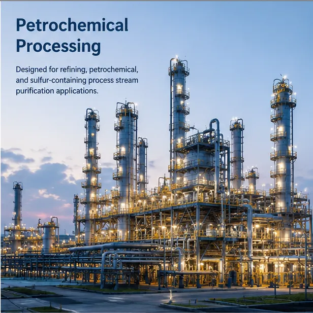 Petrochemical refining and sulfur compound removal